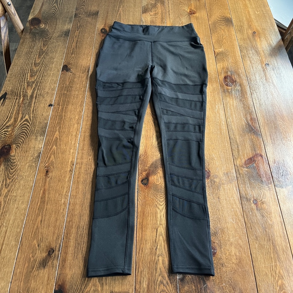 POPFIT - Black Mesh Leggings
